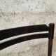 Six 50's chairs - varnished wood