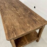 Comptoir ancien, table drapière des années 50