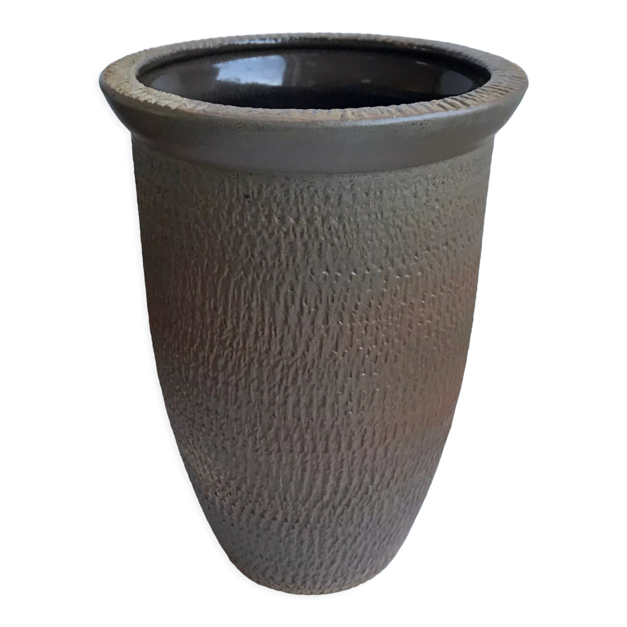 Ceramic vase signed 70s