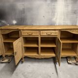 Oak buffet with marquetry