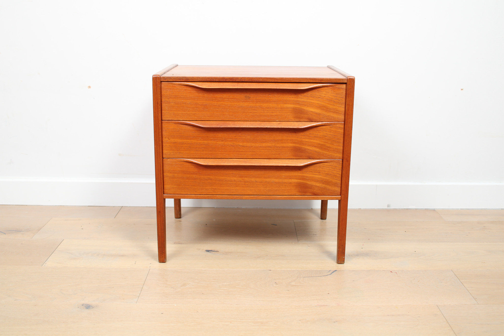 A vintage Danish mid-century bedside table attributed to Kai Kristiansen