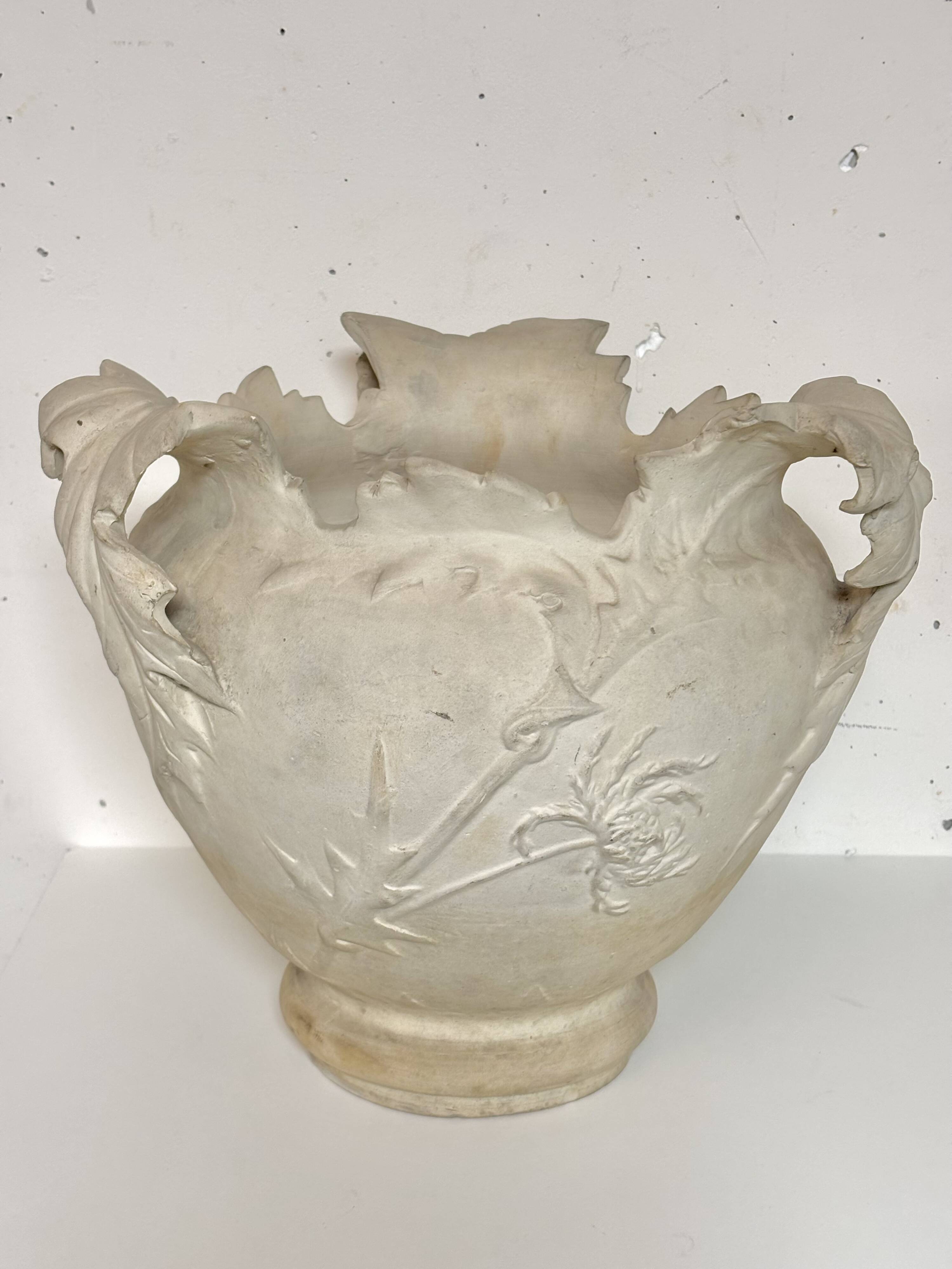 Thistle flowerpot, Jerome Massier, Vallauris