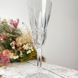 9 Flûtes Cristal ciselé Français