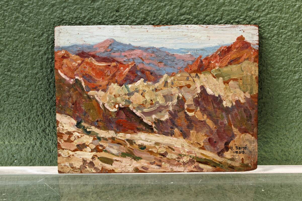 Workshop background, Henry Sené (1889-1961)