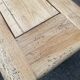 2 stripped farmhouse benches in solid oak 1950 200cm