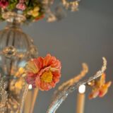 Two Tier Multicolor Murano Glass Venetian Chandelier
