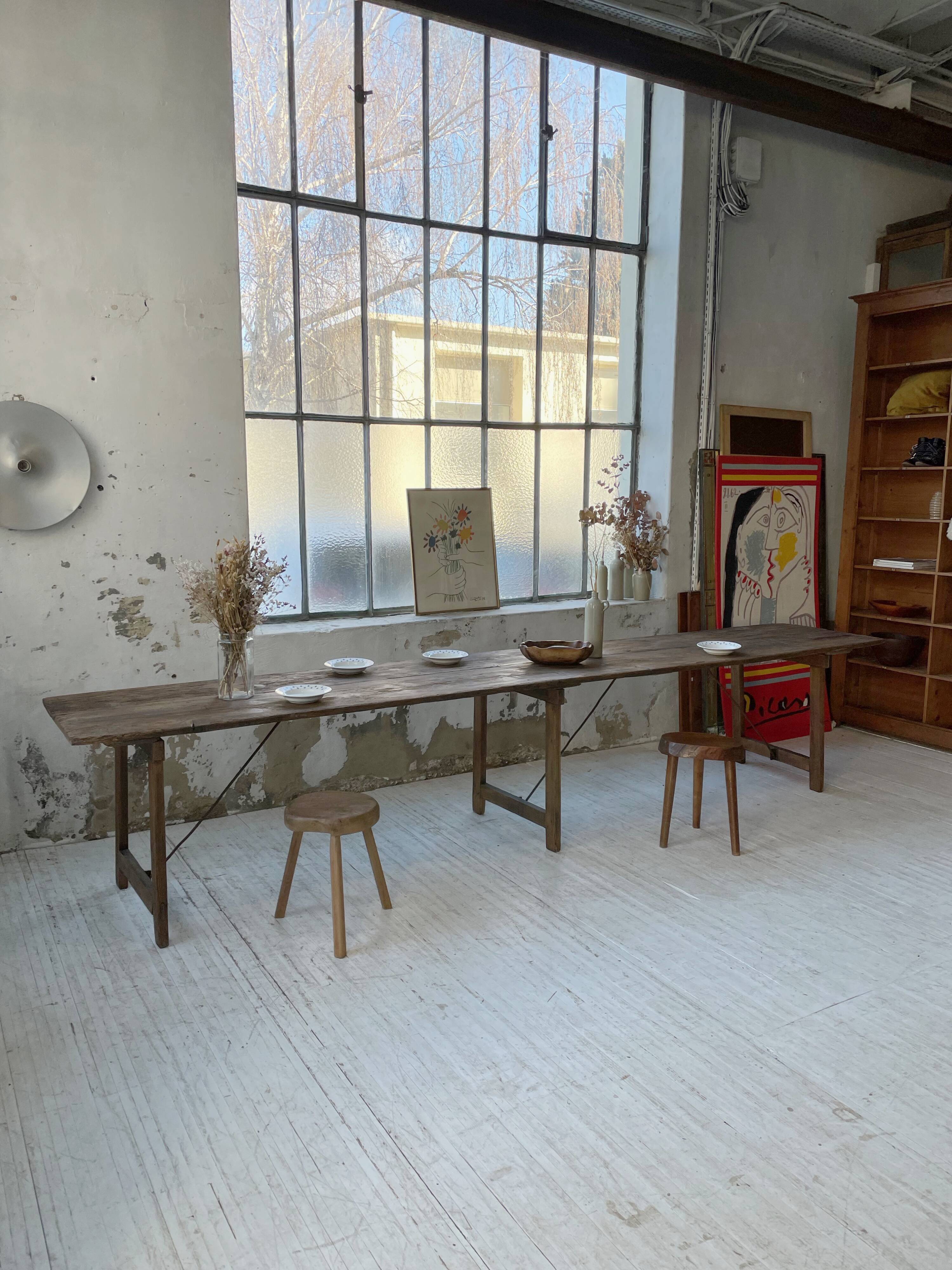 Guinguette table XXL 4m folding