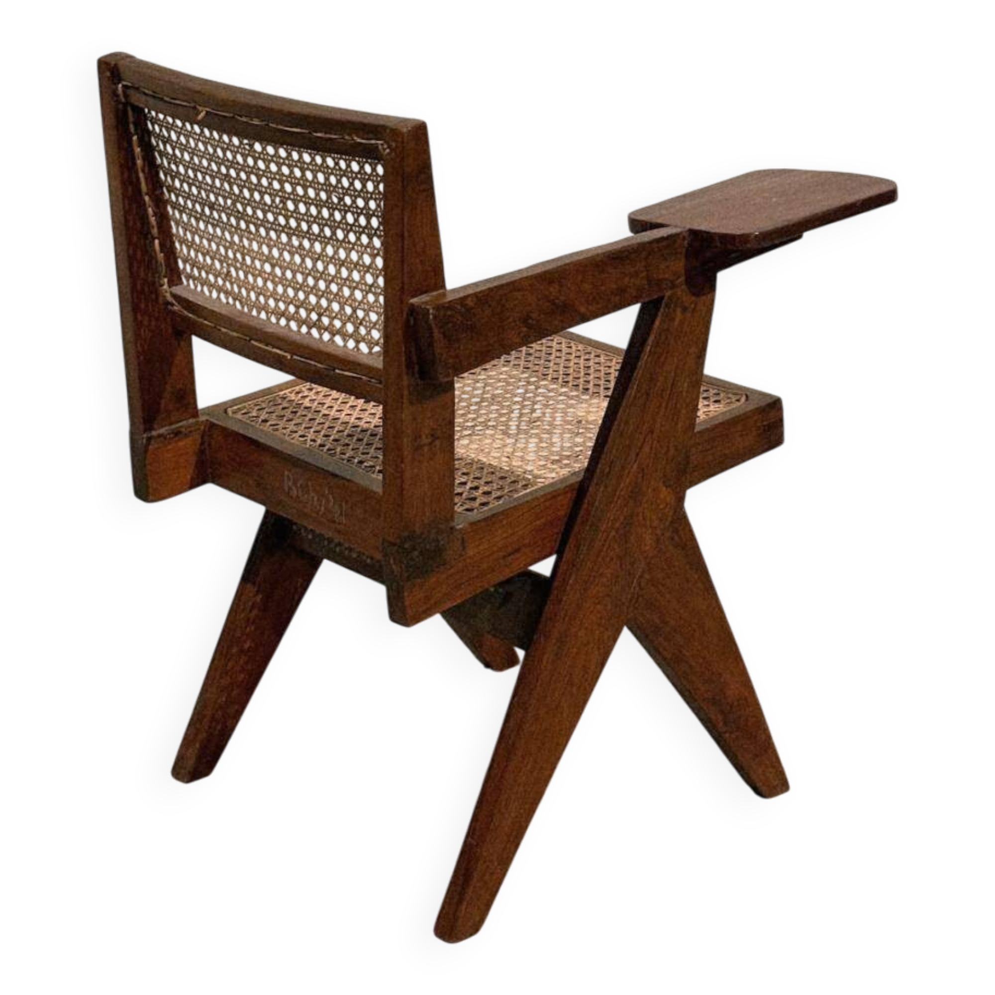 Pierre Jeanneret, chaise d'écriture originale SI-26-E, Mid-Century Modern