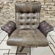 Vintage leather lounge chair 1960