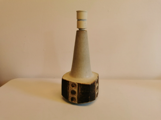 Ceramic table lamp, from danish michael andersen and son - bornholm-denmark