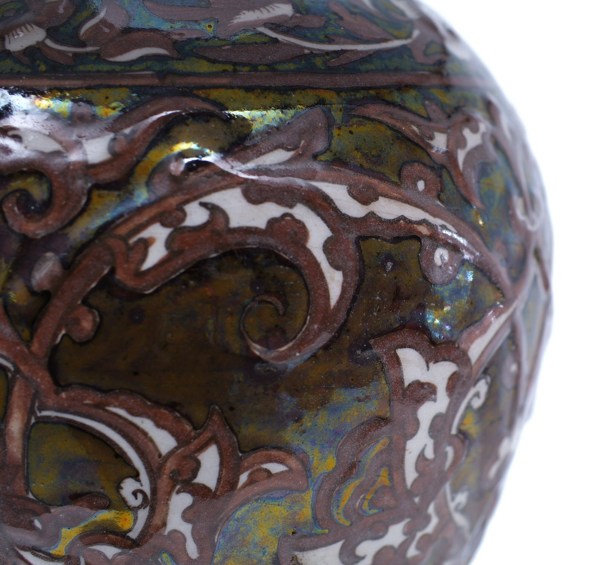 Ceramic and Bronze Table Lamp, 1960s England