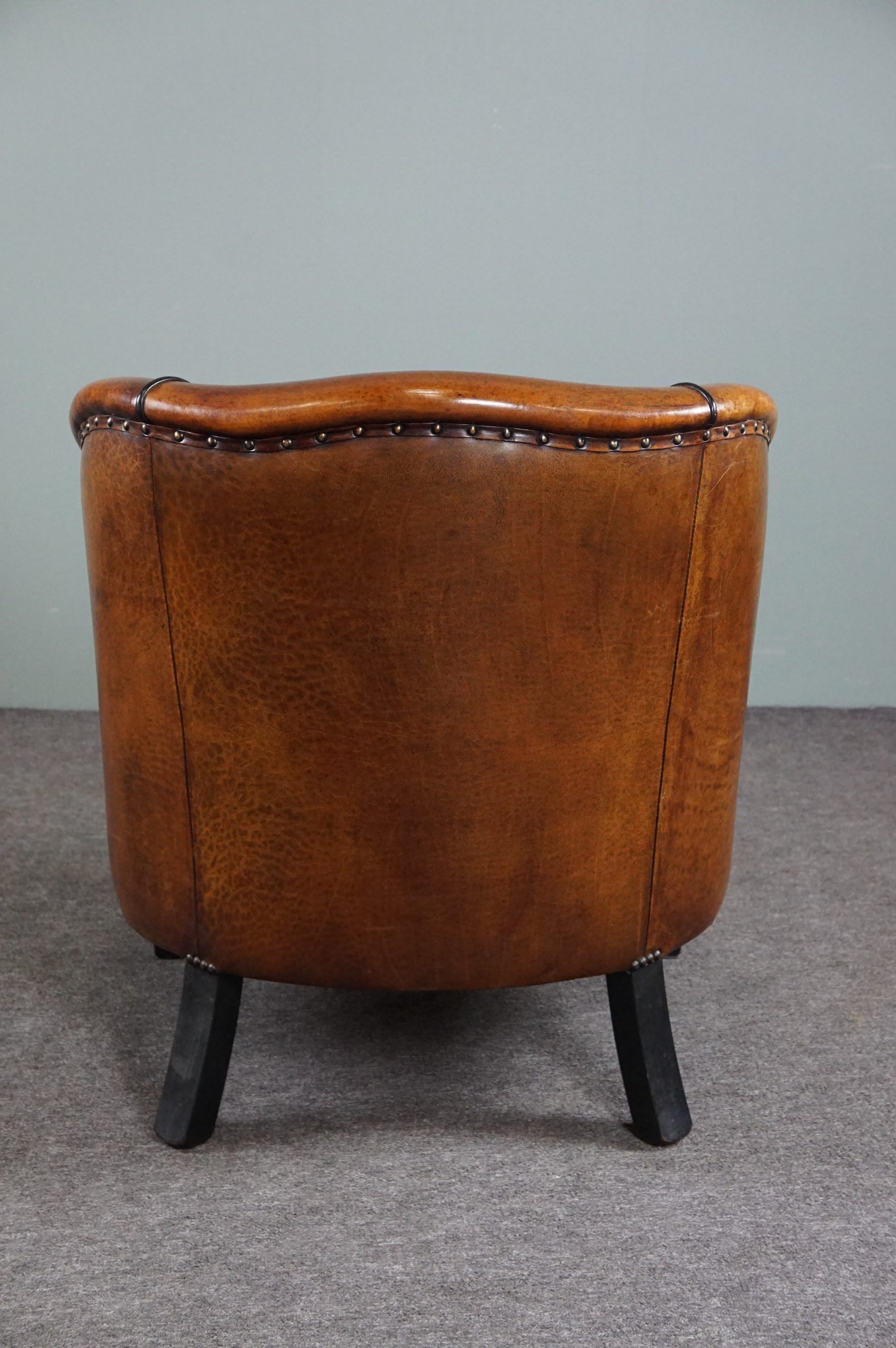 Club armchair in sheepskin