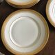 6 flat porcelain plates