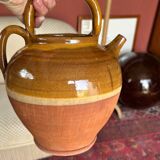 Yellow glazed jug