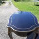 Napoleon III black lacquered wood and brass table
