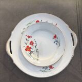 Digoin Sarreguemines pie dish