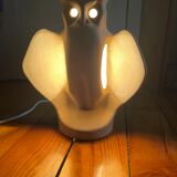 Owl ceramic lamp 70s