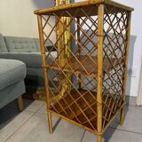 Shelf, rattan bedside table