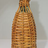 Rattan bottle vintage
