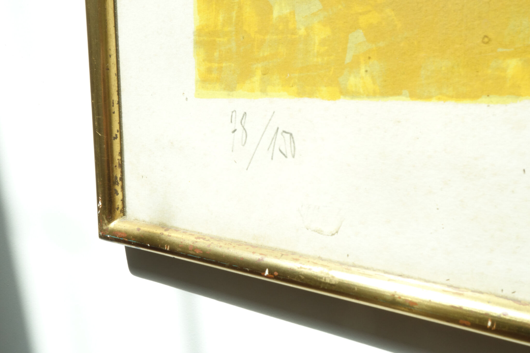 70s Pastel Flower Painting.