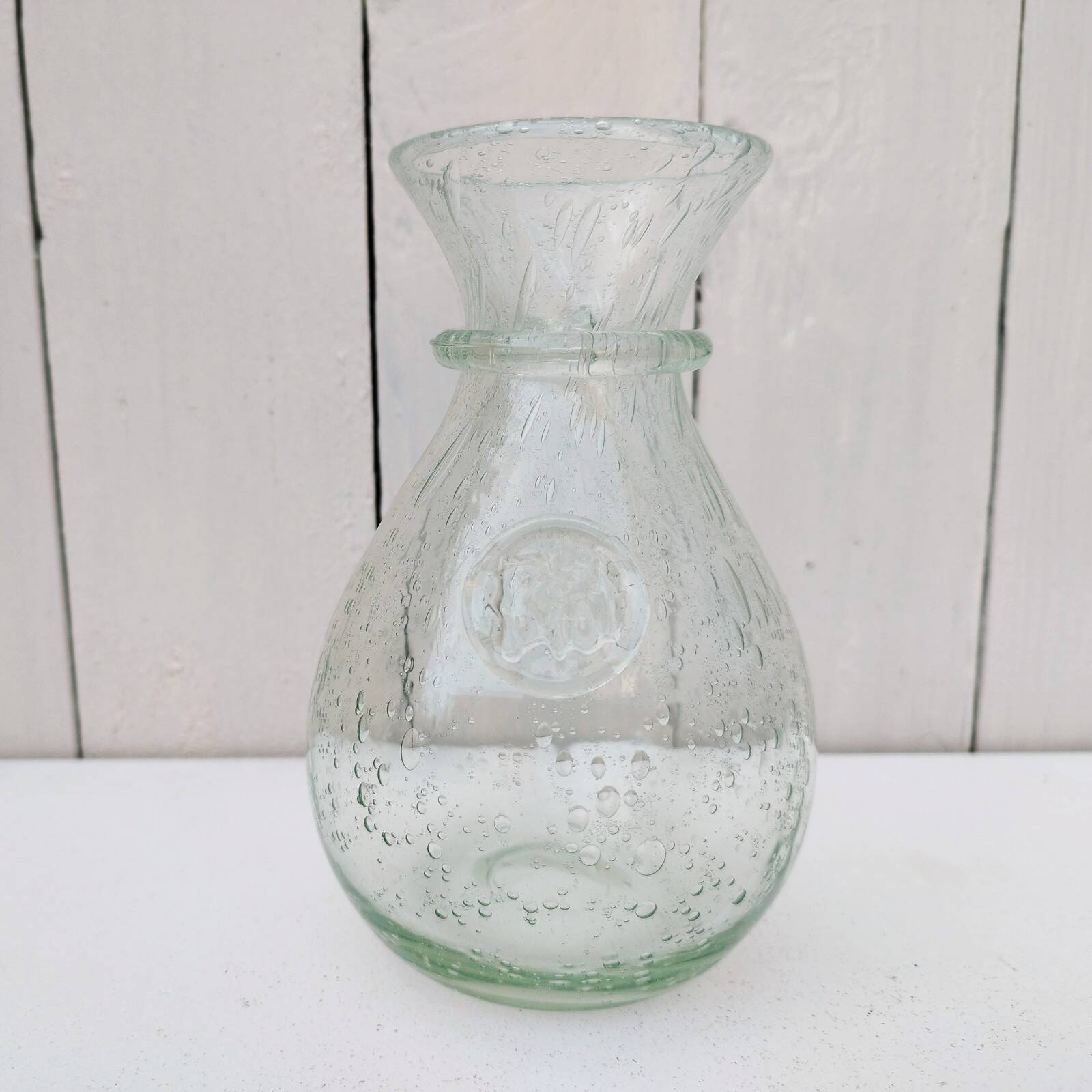 vintage Biot glassware blown glass carafe