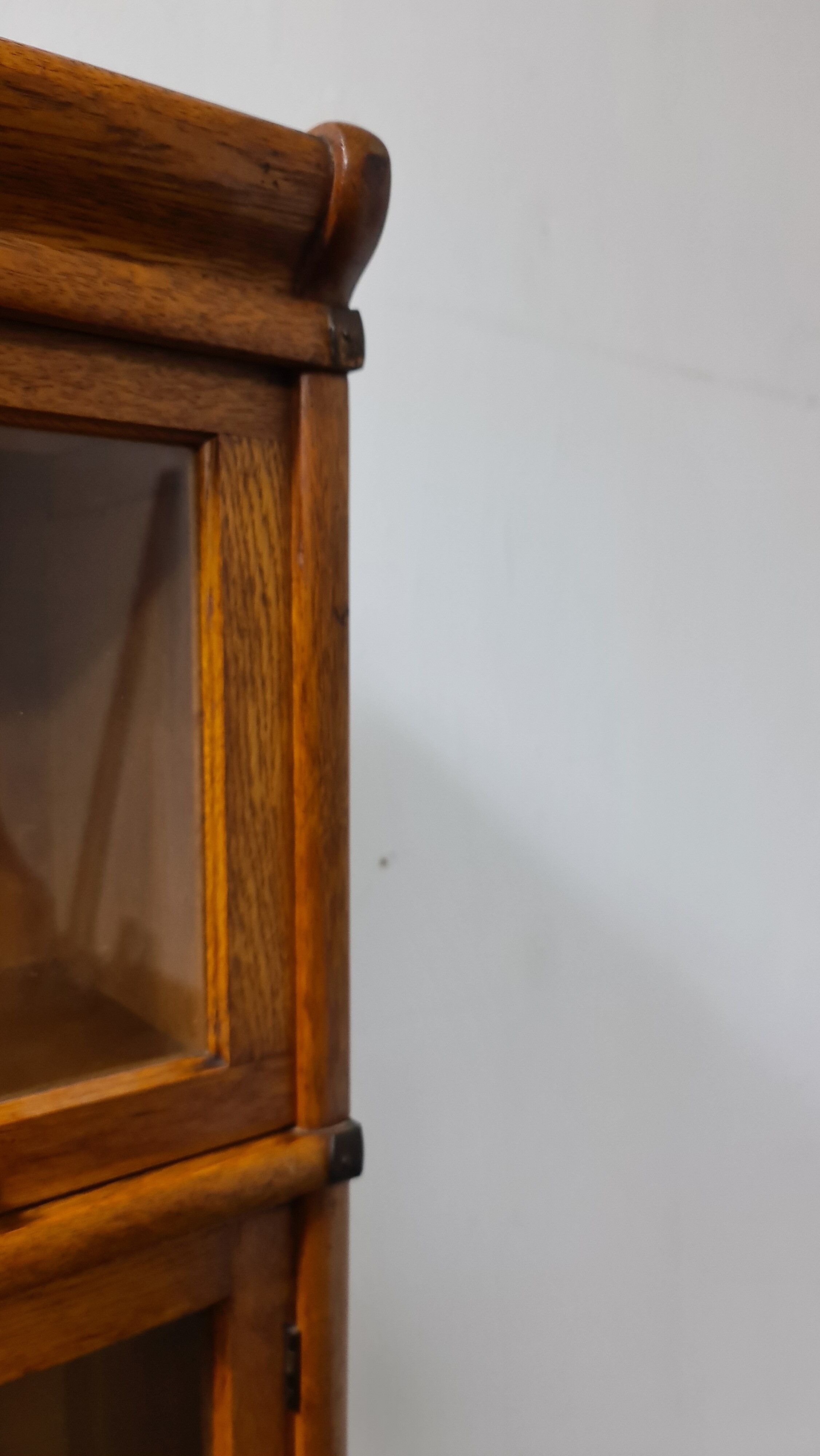 Bibliothèque Barristers en chêne vintage par Heinrich Zeiss Allemagne