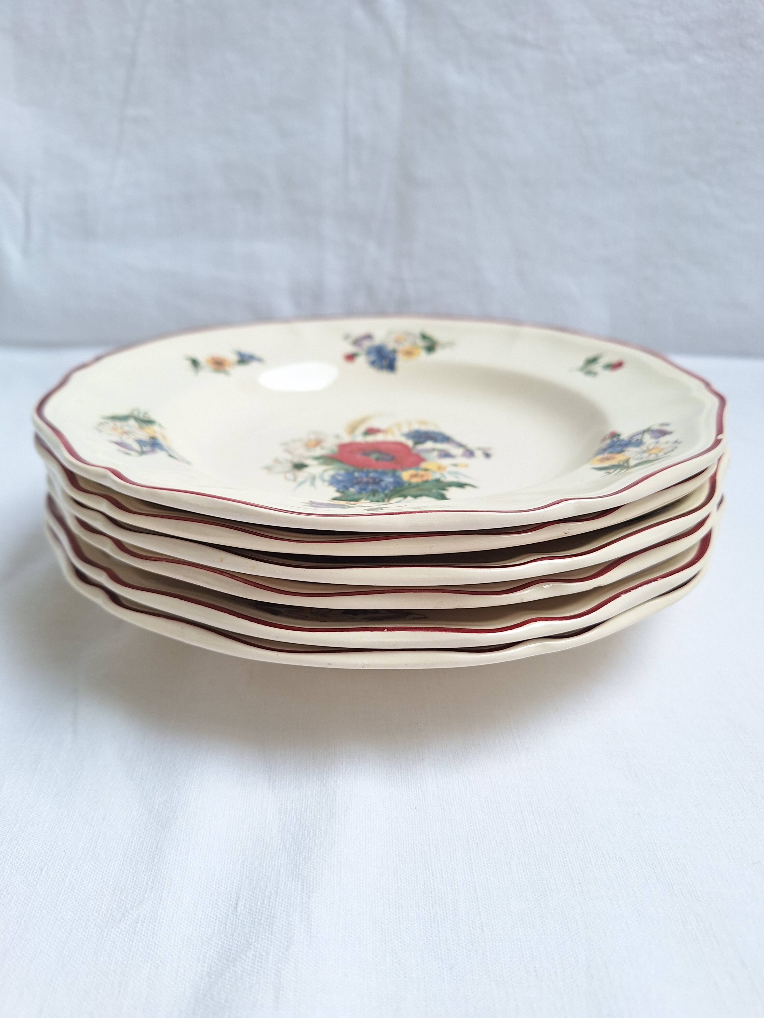 Sarreguemines Agreste soup plates