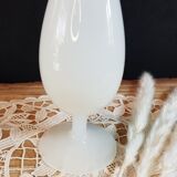 White opaline soliflore vase