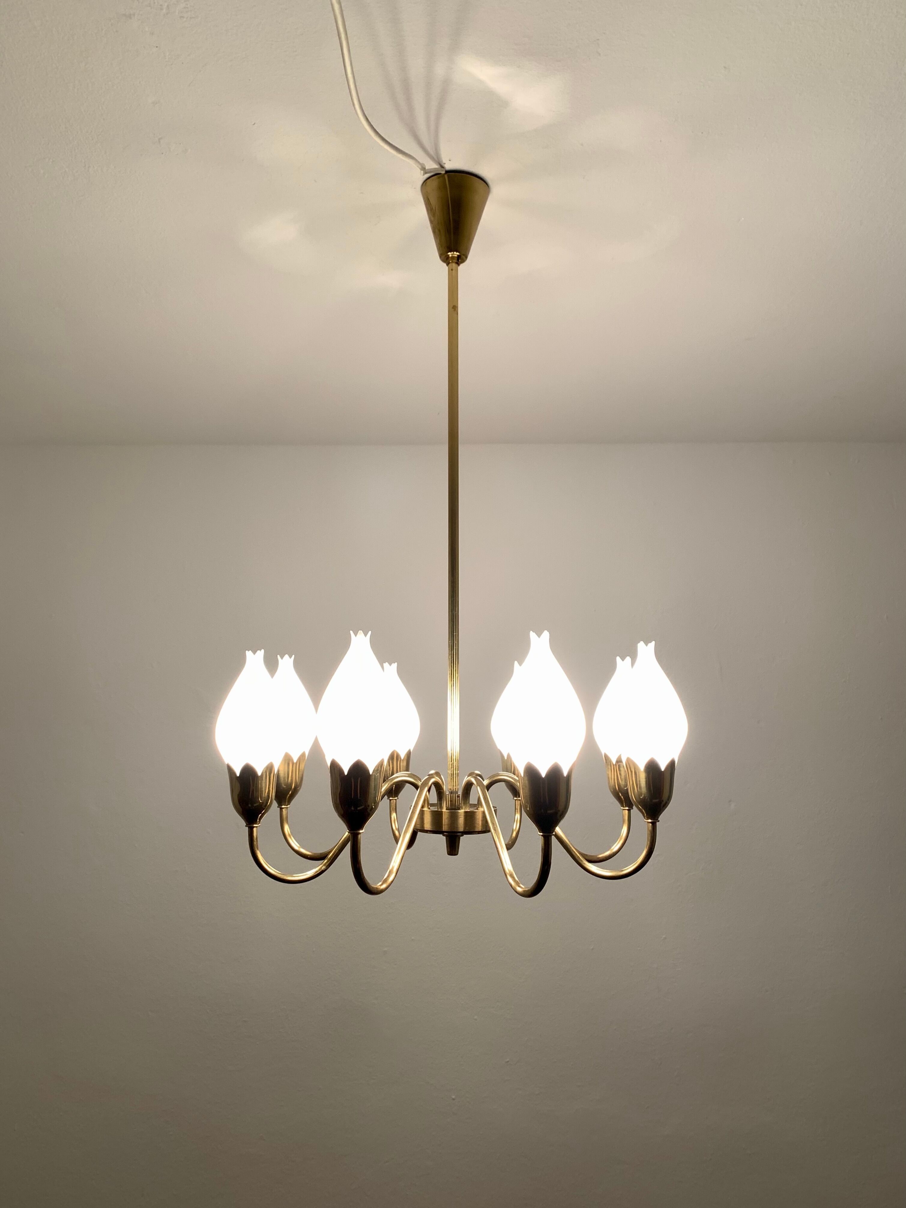 Brass Chandelier by Fog and Morup