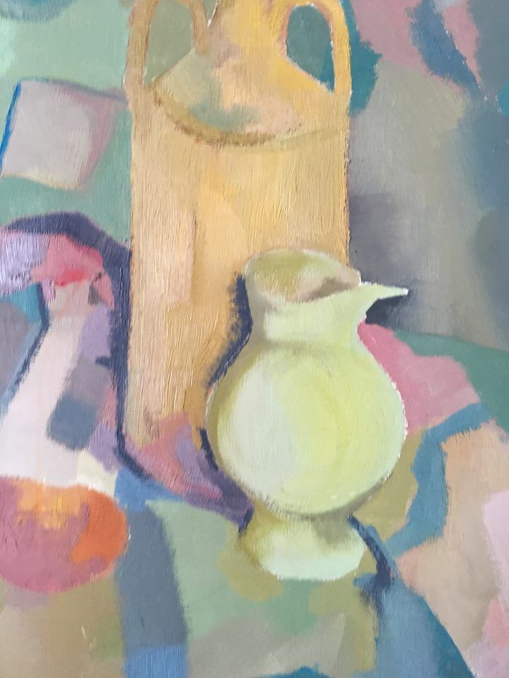 Stylized still life painting