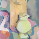 Stylized still life painting