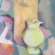 Stylized still life painting