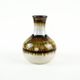 Ceramic vase with drip glaze, German pottery from the 1970s