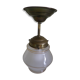 Suspension brass and opaline Netherlands 1960s-1970s