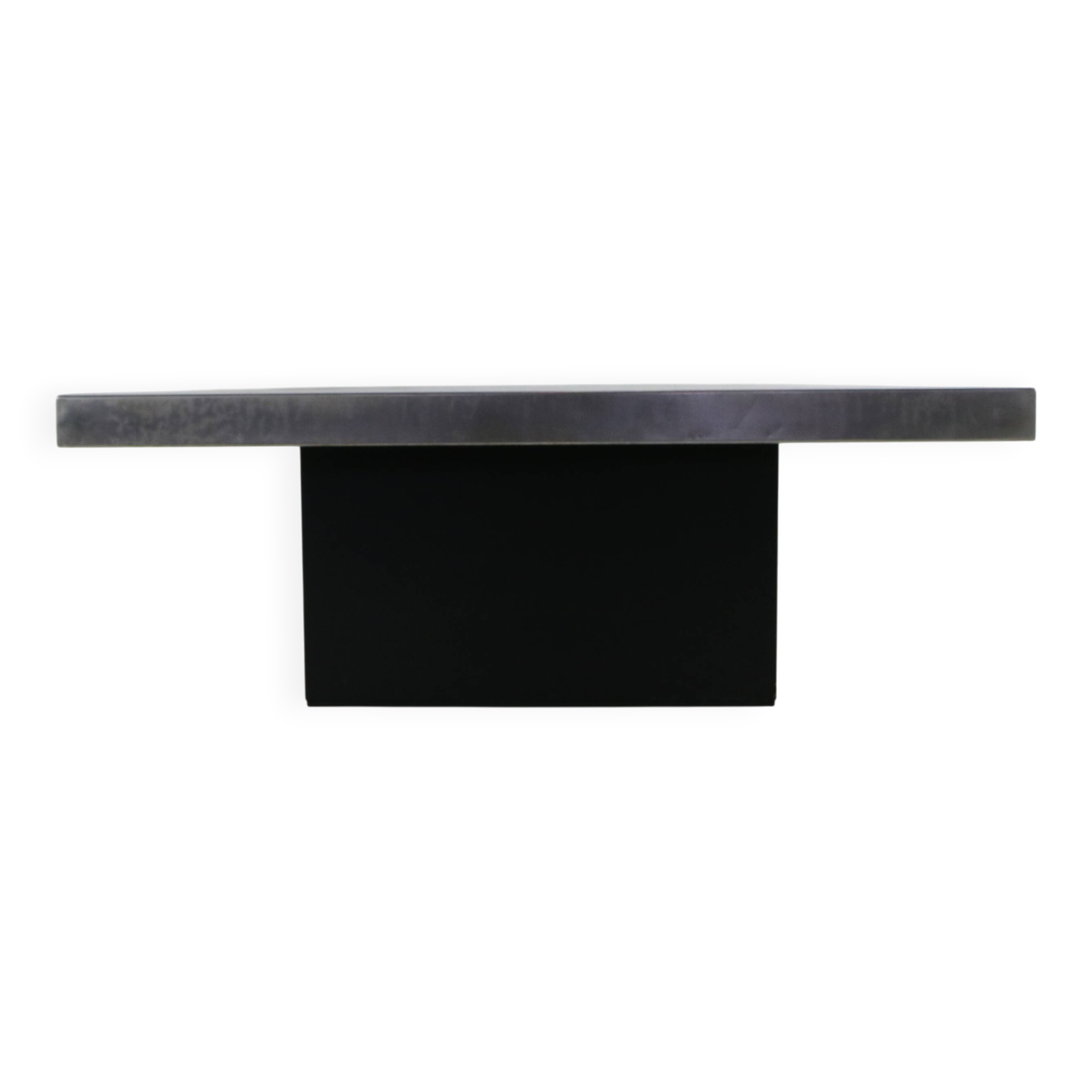 German design etched metal coffee table by Heinz Lilienthal