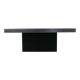 German design etched metal coffee table by Heinz Lilienthal