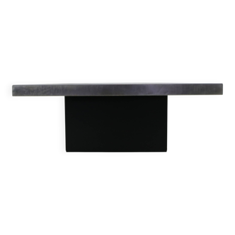 German design etched metal coffee table by Heinz Lilienthal