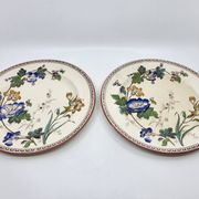 Victorian plate set by Brownfield & Sons model "Texas" England 1880