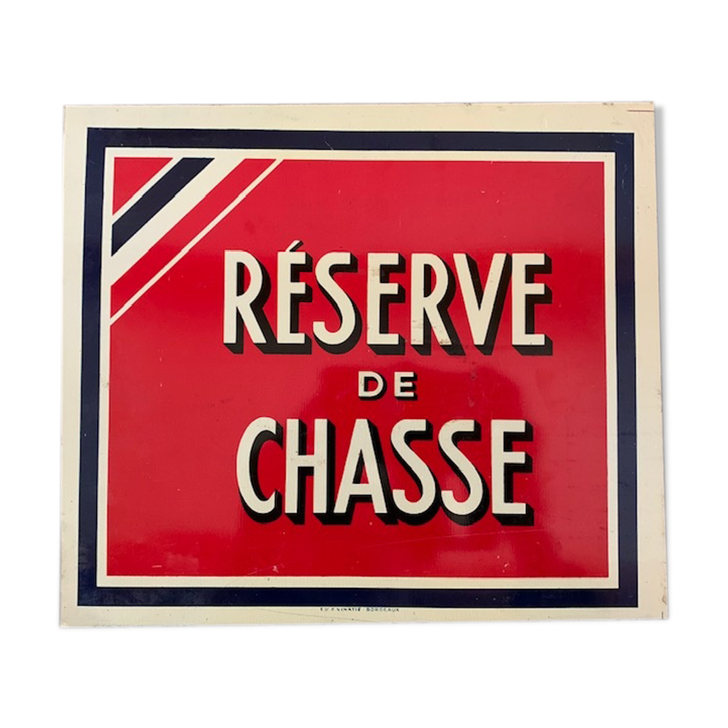 Hunting reserve tole plate