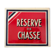Hunting reserve tole plate