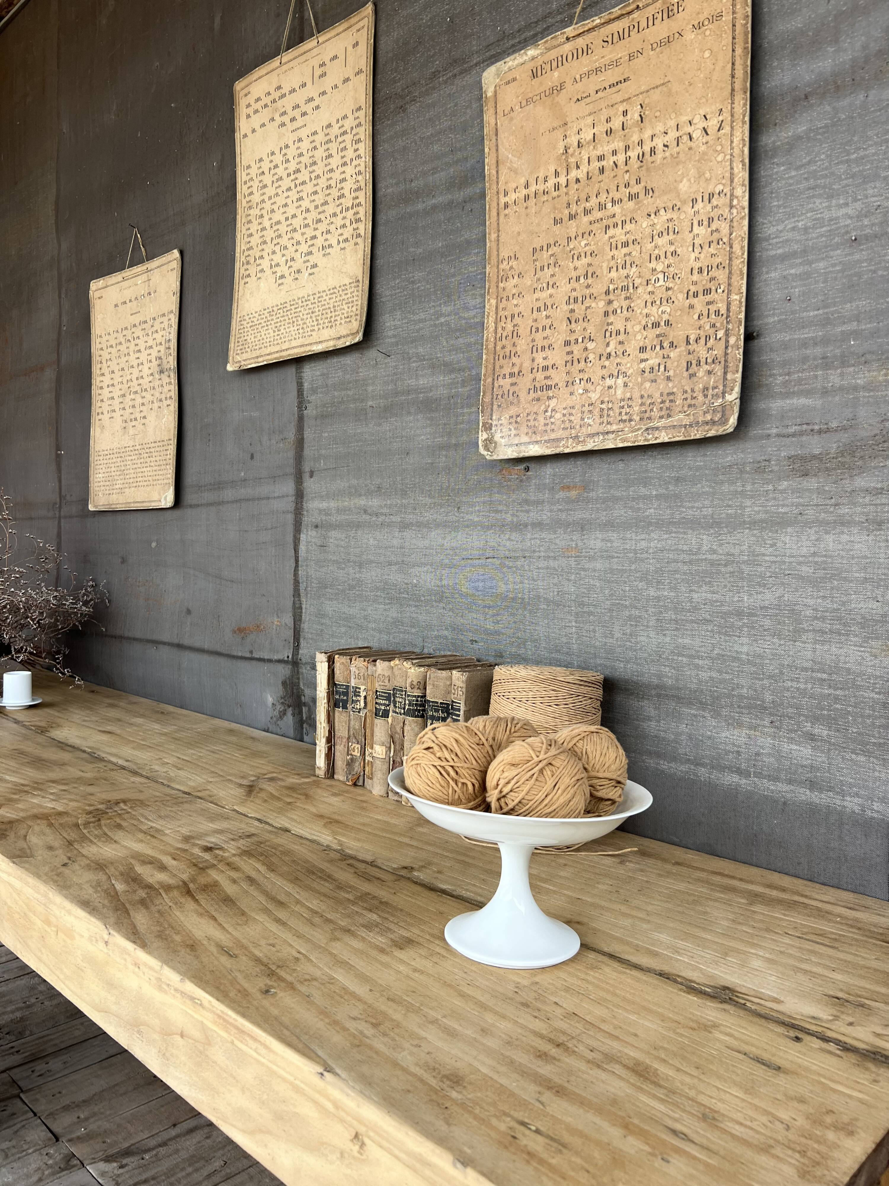 Raw wood workshop console