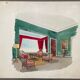 Painting decorative art interior architecture 30-50s