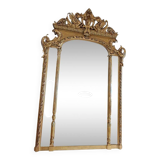 19th century mirror with glazing beads 195 x 116/126
