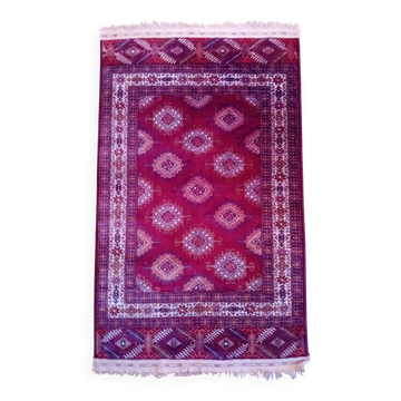 Handmade Turkmen Bukhara rug 180x112cm