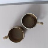 Pair of stoneware cups