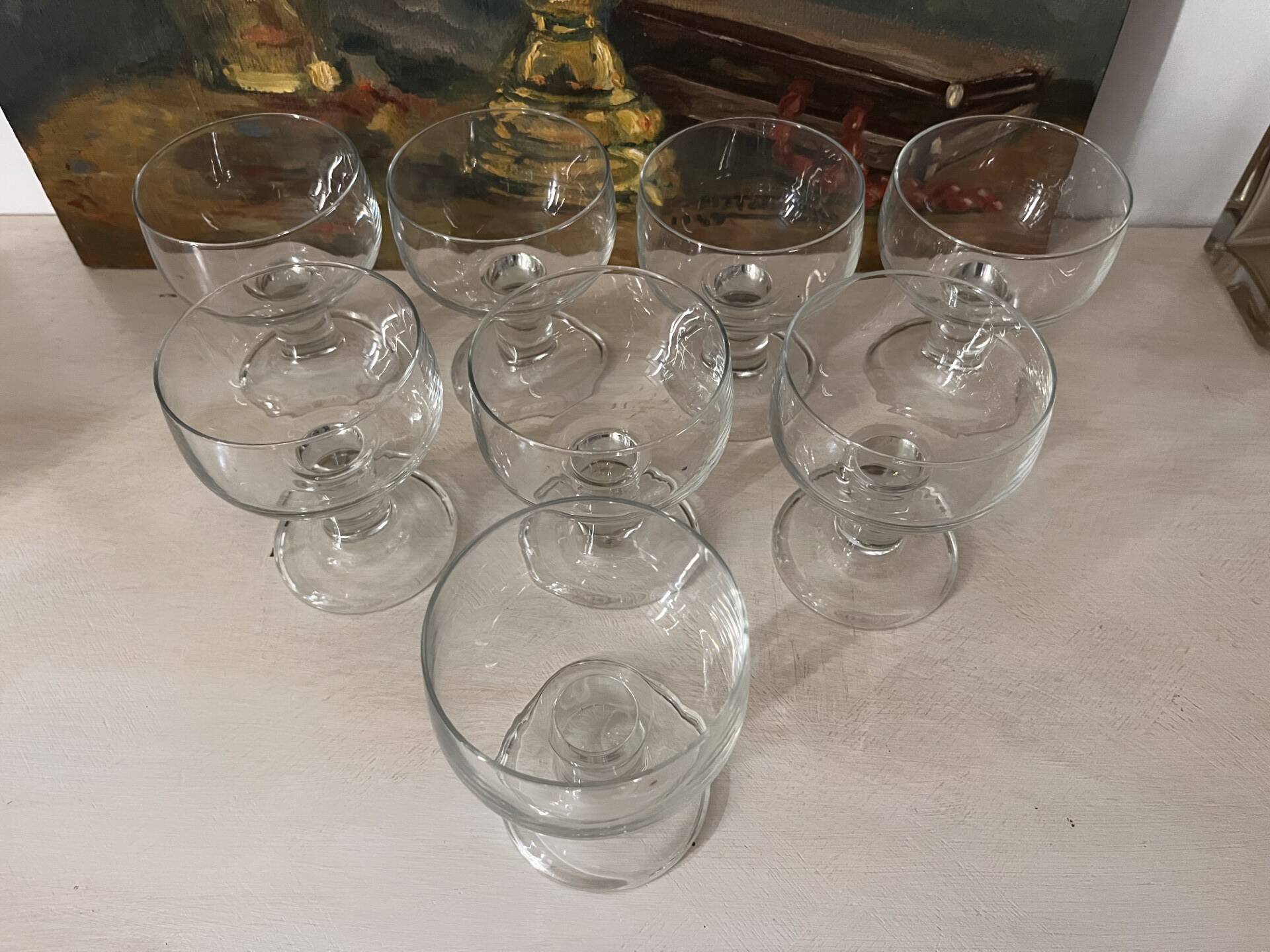 8 Verres années 70