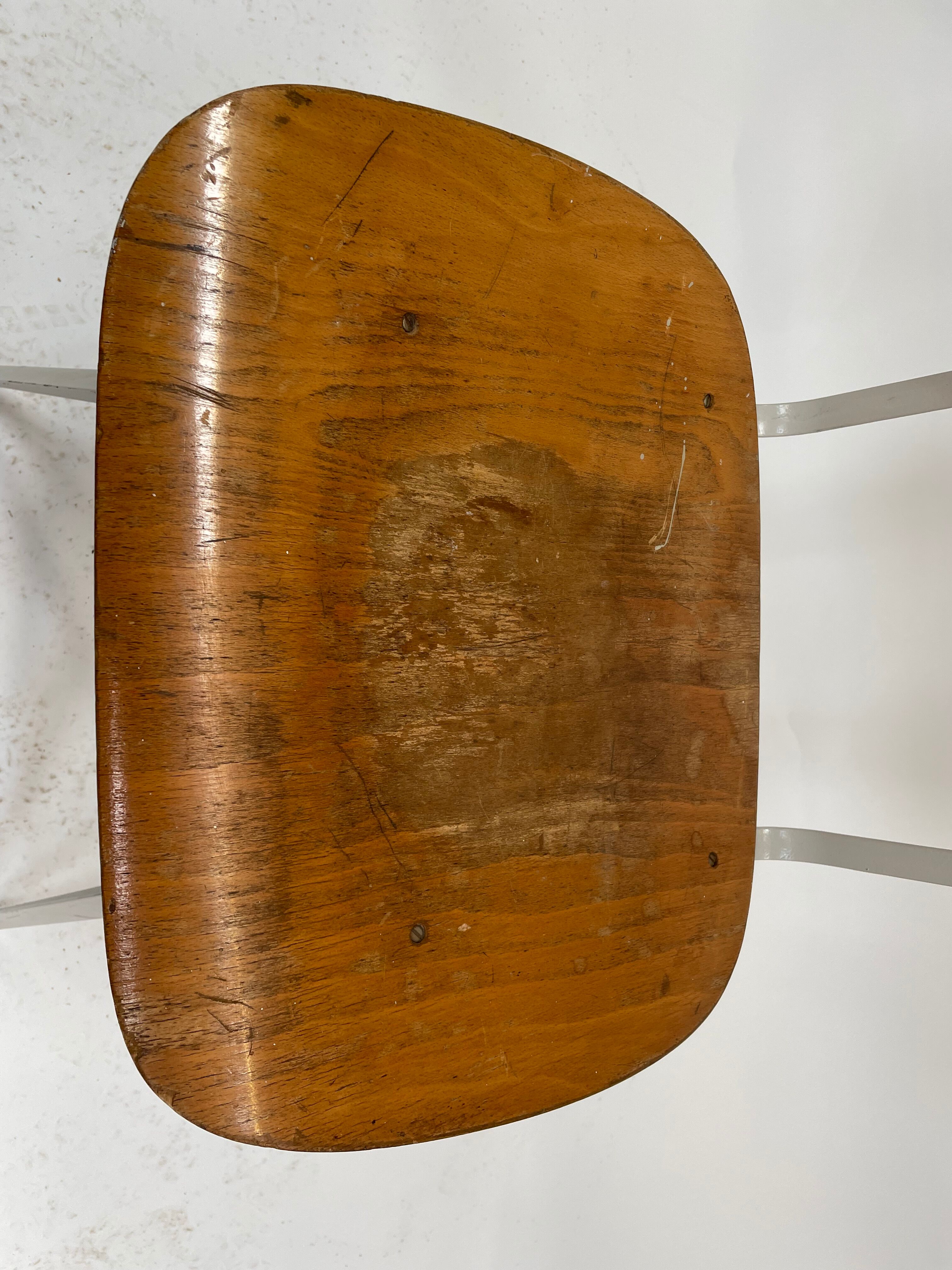 Vintage marko holland school chair 1960s design