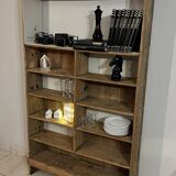 Antique pharmacy shelf