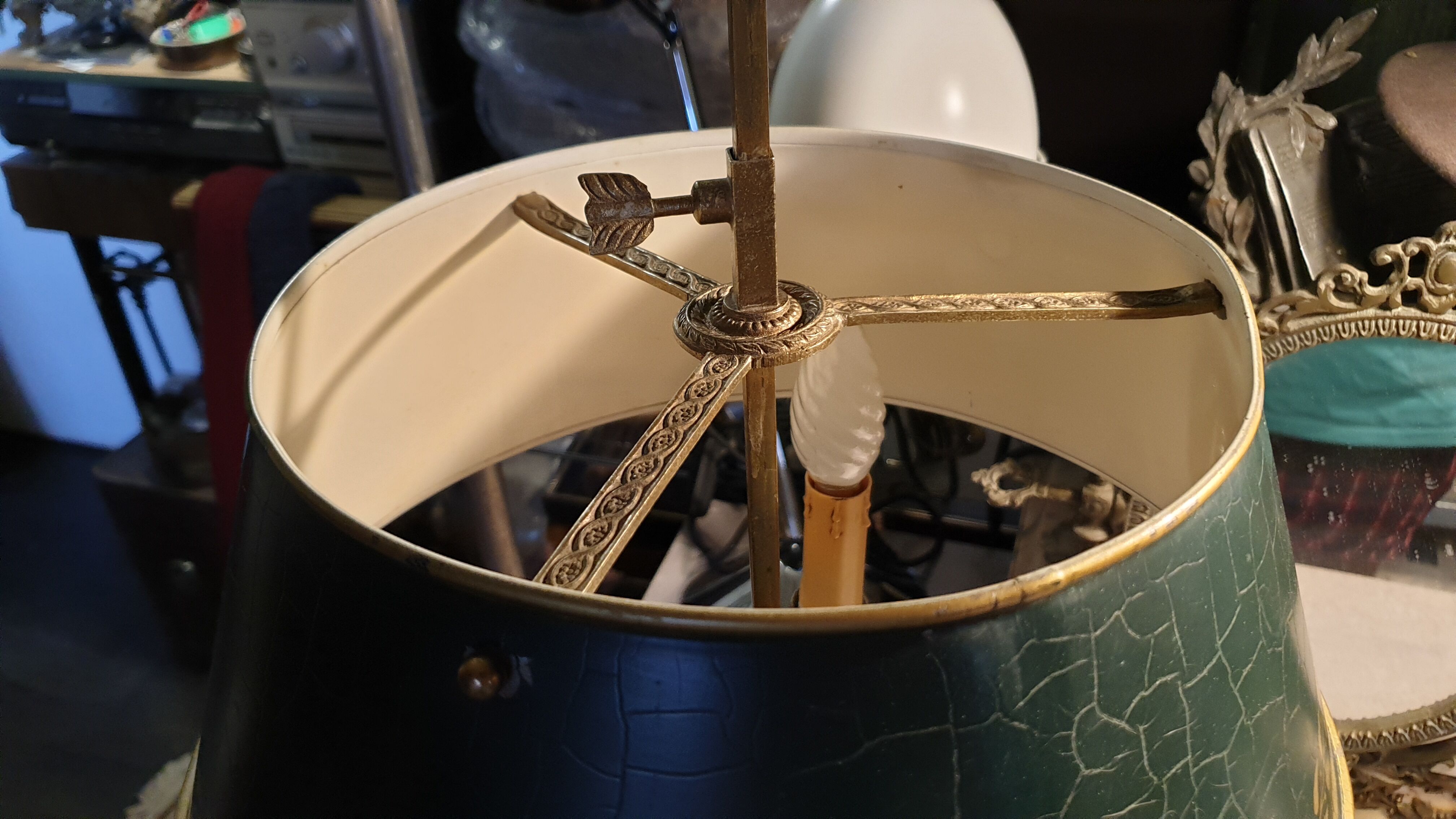 Lamp hot water bottle hunting horn