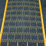 Pair of metal beds by Marc Berthier, Twenty Tube collection, 1972